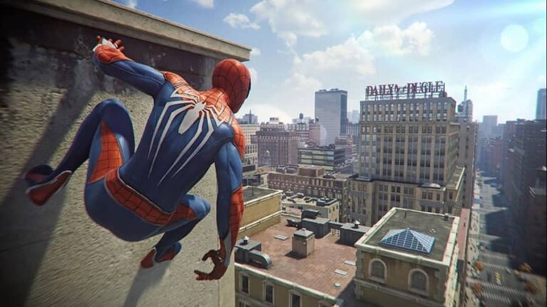 Jugador Creó Un Cómic De Spider-Man Con El Modo Foto Del Videojuego De PS4