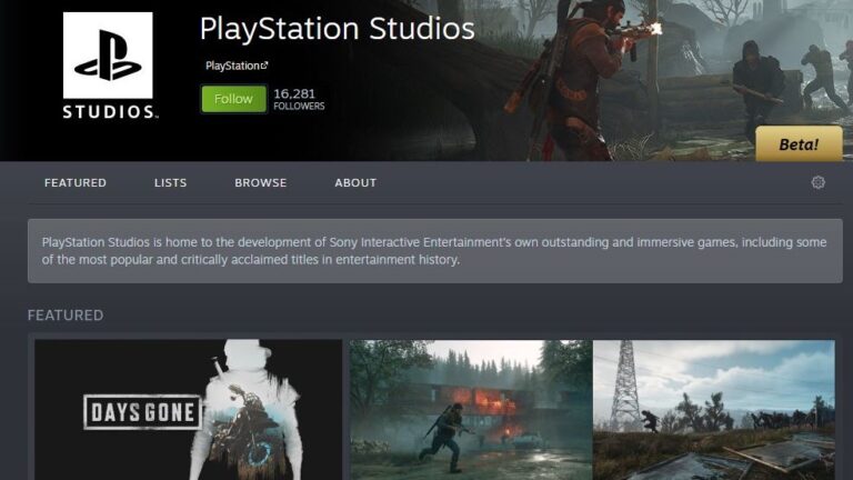 Playstation Studios Ya Cuenta Con Página Oficial en Steam ¿Se Acercan Nuevos Juegos a PC?