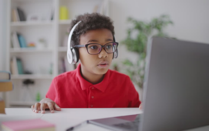 Boy on laptop